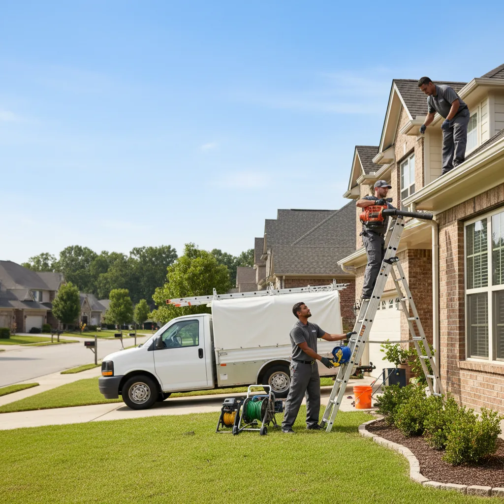 Home Gutter Service in Cantrall, IL near me